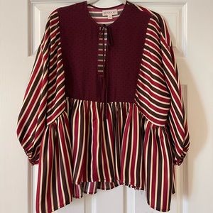 Wiggy Kit silk blouse size small